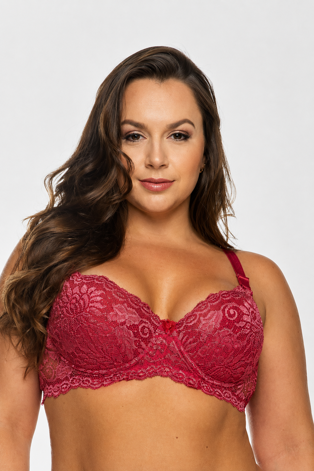 Sutiã Rendado Com Bojo - Plus size